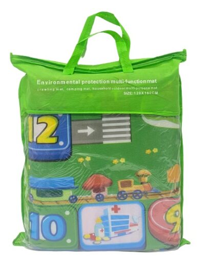 ⁦שטיח פעילות דו צדדי 120X180 + תיק⁩ – תמונה ⁦2⁩