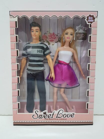 ⁦זוג בובות אופנתיות - sweet love⁩ – תמונה ⁦2⁩