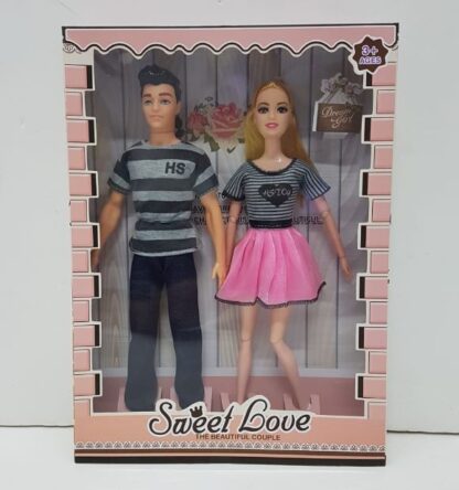 ⁦זוג בובות אופנתיות - sweet love⁩ – תמונה ⁦3⁩