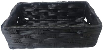 סלסלה שחורה שתי וערב קטנה
