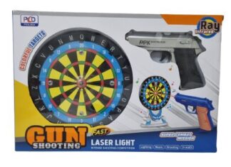 קליעה למטרה אלקטרוני עם אקדח לייזר 40X27 ס"מ