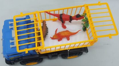 ⁦משאית כלוב גדולה עם דינוזאורים 40X25⁩ – תמונה ⁦2⁩