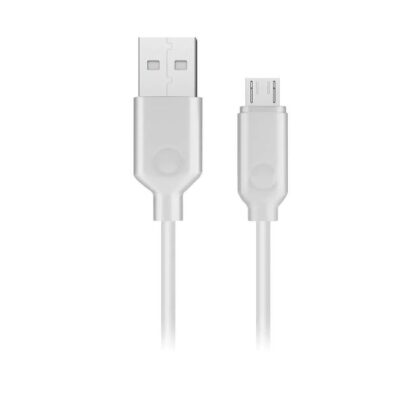 ⁦כבל מיקרו 3A 1M USB - לבן⁩ – תמונה ⁦2⁩