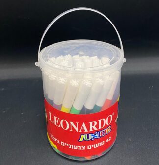חבילת 42 טושים צבעוניים בדלי מפלסטיק