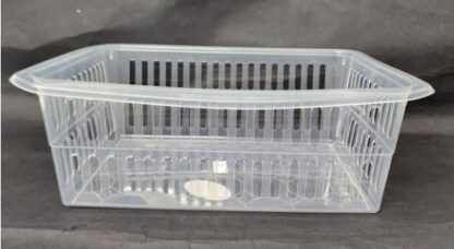 סלסלה לאחסון שקופה 34.5X24.5 ס"מ