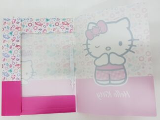 תיקיה עם גומי PP/ A4 הלו קיטי