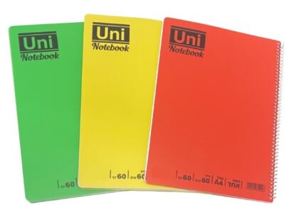 חבילת 3 ספירלות גדולות משובץ A4