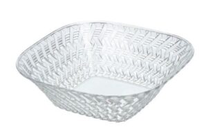 קערה להגשה אקריליק מרובעת עמוקה 26X26X9.5 ס"מ