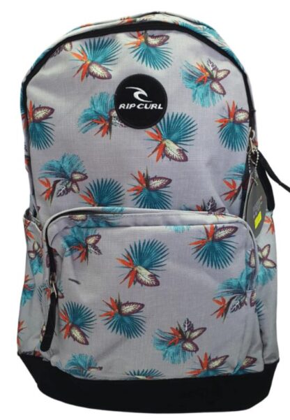 תיק גב אפור פרחים RIPCURL
