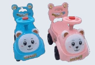בימבה בצורת דובי ורוד/תכלת