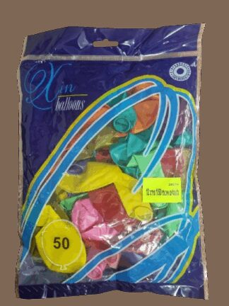 בלון הליום איכותי 50 באריזה מידה 12