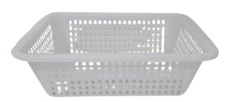 סלסלה פלסטיק לאחסון 30X22.5 גובה 9.5 ס"מ