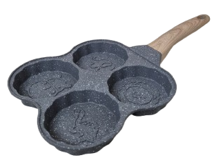 מחבת טפלון 4 שקעים חיות