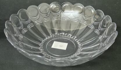קערה להגשה אקריליק מעוצבת דגם פרח קוטר 26 ס"מ