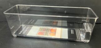 ארגונית אקריליק צרה שקופה לאחסון 31X10 ס"מ