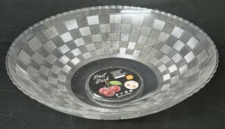 קערה להגשה אקריליק מעוצבת קוטר 26 ס"מ