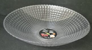 קערה להגשה אקריליק מעוצבת קוטר 26 ס"מ