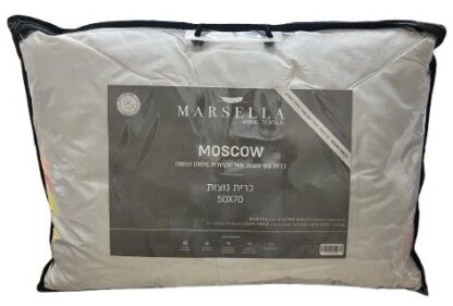 ⁦כרית פוך נוצות אווז יוקרתית 100% כותנה 50X70⁩ – תמונה ⁦2⁩
