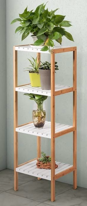 מעמד 4 מדפים 110X36X33 ס"מ