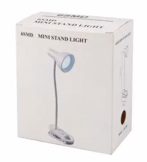 מנורת לד עם קליפס לתליה עם חיבור usb במבחר צבעים