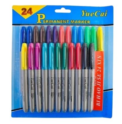חבילה 24 טושים פרמננט