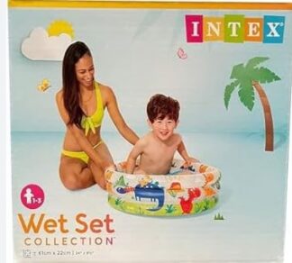 בריכה מתנפחת דגם דינוזאורים 61X22 ס"מ  INTEX