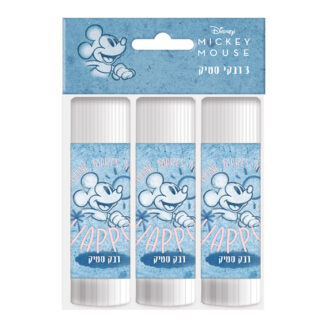 סט 3 דבק סטיק מיקי מאוס
